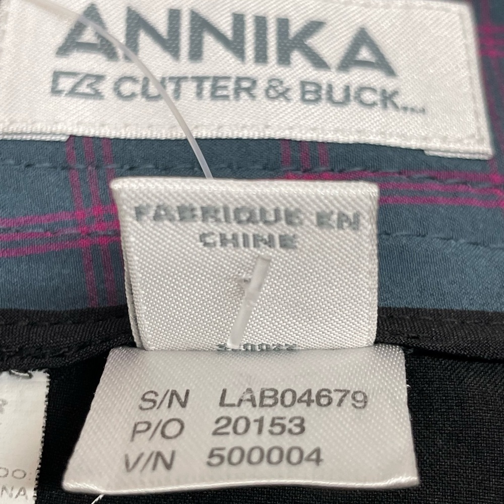 ANNIKA Cutter & Bucks Women's Plaid Shorts Size 6 Bermuda resort wear - Picture 9 of 10